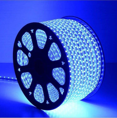 spark world 880 LEDs 10 m Blue Steady Strip Rice Lights(Pack of 1)