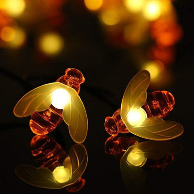 WunderVoX 16 LEDs 2.43 m Orange Steady String Rice Lights(Pack of 1)