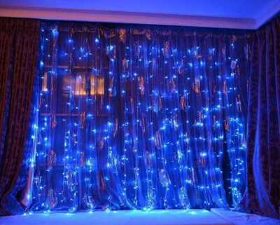 CANDLE 40 LEDs 11 m Blue Steady String Rice Lights(Pack of 1)