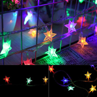 Kreative Kraft 20 LEDs 3.5 m Multicolor Steady Star Rice Lights(Pack of 20)