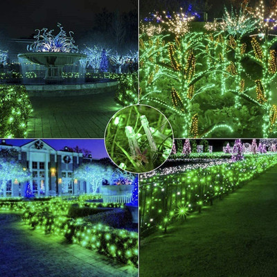 Budwill 56 LEDs 13 m Green Steady Strip Rice Lights(Pack of 1)