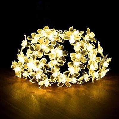 McDermott 14 LEDs 3.5 m Yellow Steady Flower Rice Lights(Pack of 1)
