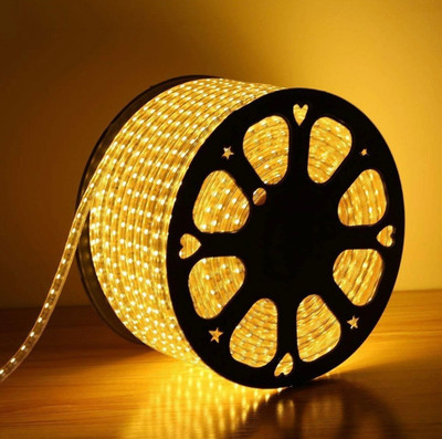 Jensi 1800 LEDs 10 m Yellow Steady Strip Rice Lights(Pack of 1)