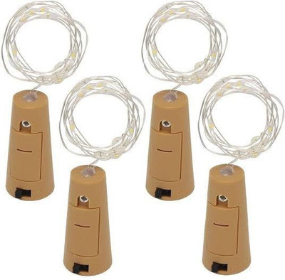 Smuf 20 LEDs 2 m White Steady Bottle Rice Lights(Pack of 1)
