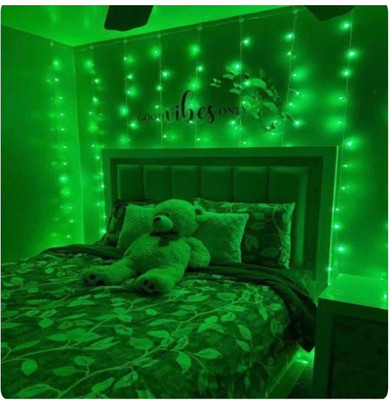 Local Charm 160 LEDs 7 m Green Steady String Rice Lights(Pack of 8)