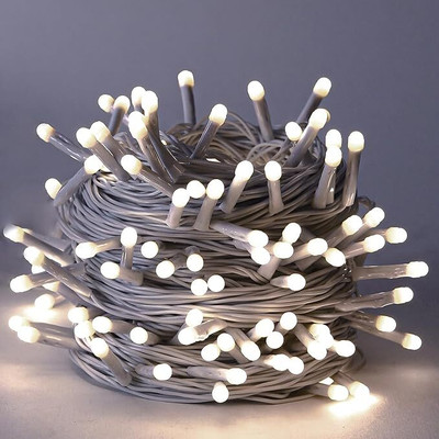 silvercreeks 40 LEDs 15 m White Steady Ball Rice Lights(Pack of 1)