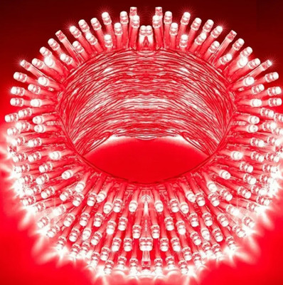 house of common 40 LEDs 11 m Red Color Changing Bulb Rice Lights(Pack of 1)