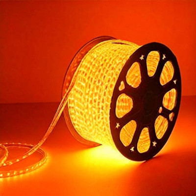 inooBeam 600 LEDs 15 m Orange Steady Strip Rice Lights(Pack of 1)