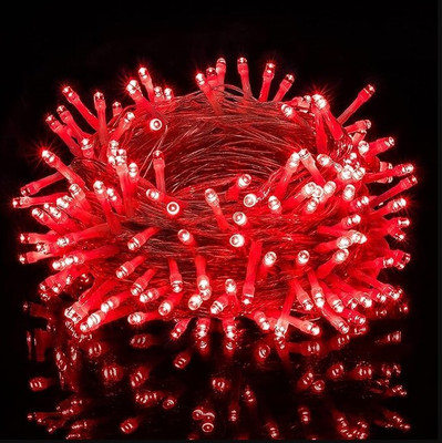 PodCart 40 LEDs 11 m Red Steady Ball Rice Lights(Pack of 1)