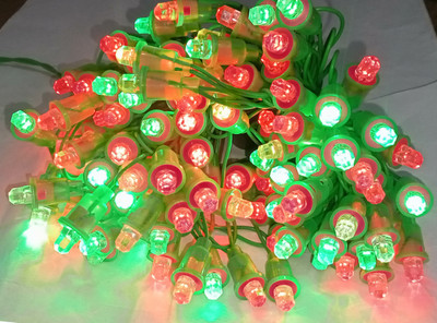 Shiv Shankar Sells 50 LEDs 10 m Green, Red Steady Bulb Rice Lights(Pack of 1)