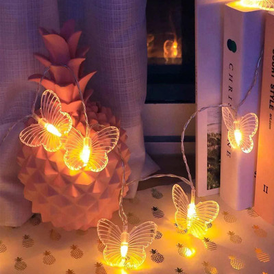 AtneP 20 LEDs 4 m Yellow Steady Butterfly Rice Lights(Pack of 1)