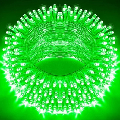 AP Source 40 LEDs 12 m Green Steady Bulb Rice Lights(Pack of 1)