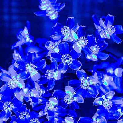 RaajaOutlets 40 LEDs 5.99 m Blue Steady Flower Rice Lights(Pack of 1)