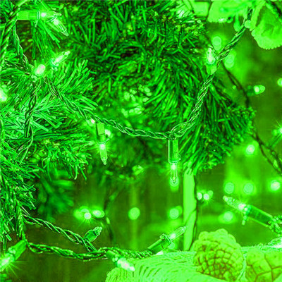Kingdom 42 LEDs 10 m Green Steady String Rice Lights(Pack of 1)