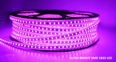 OLIPS 600 LEDs 5 m Pink Steady Strip Rice Lights(Pack of 1)
