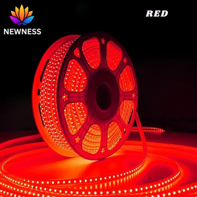 Newness 1950 LEDs 25 m Red Steady Strip Rice Lights(Pack of 1)