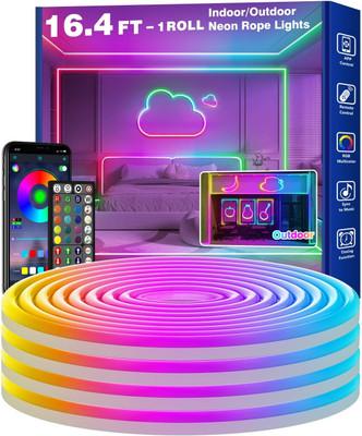 FIPPYO 189 LEDs 5 m Multicolor Color Changing, Steady Strip Rice Lights(Pack of 1)