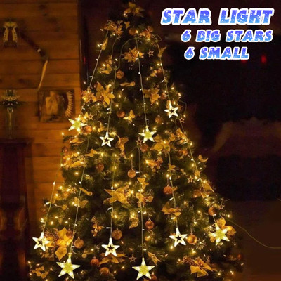 yoroto 138 LEDs 2.5 m Multicolor Flickering Star Rice Lights(Pack of 1)