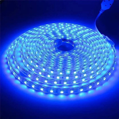 TRAVON 120 LEDs 3 m Blue Steady Strip Rice Lights(Pack of 1)