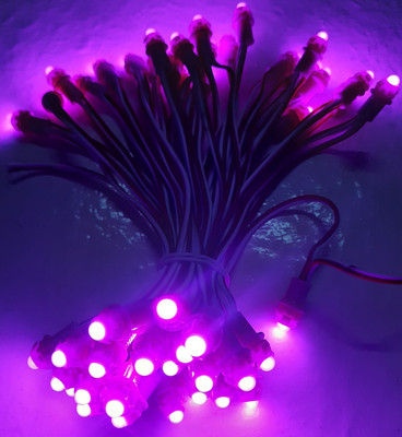 A.S.D. Electronics 50 LEDs 7 m Pink Steady String Rice Lights(Pack of 1)