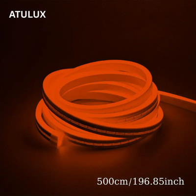 ATULUX 600 LEDs 5 m Orange Steady Strip Rice Lights(Pack of 1)