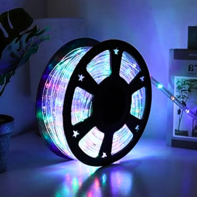 D'Mak 1 LEDs 28 m Multicolor Flickering Strip Rice Lights(Pack of 1)