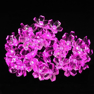NISCO 16 LEDs 4 m Pink Steady Flower Rice Lights(Pack of 1)