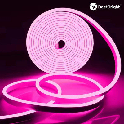 BestBright 600 LEDs 5 m Pink Steady Strip Rice Lights(Pack of 1)
