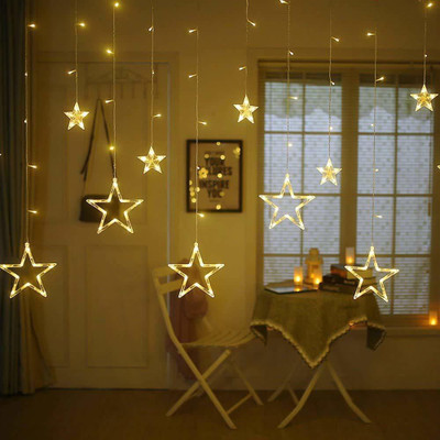 Da Novira 140 LEDs 2.6 m Yellow Steady String Rice Lights(Pack of 1)