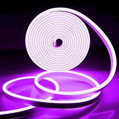 WBD 600 LEDs 5 m Purple Steady Strip Rice Lights(Pack of 1)