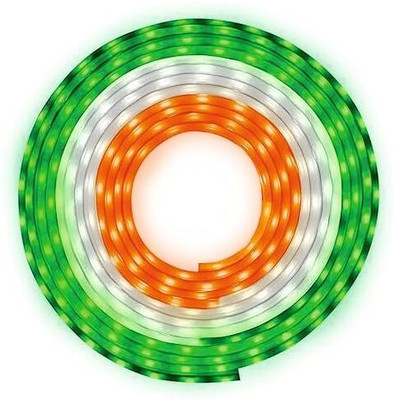 WunderVoX 1800 LEDs 15 m Orange, White, Green Steady Strip Rice Lights(Pack of 1)