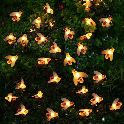 WunderVoX 16 LEDs 2.43 m Orange Steady String Rice Lights(Pack of 1)