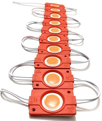 StrawHat 10 LEDs 0.3 m Red Steady Bulb Rice Lights(Pack of 10)