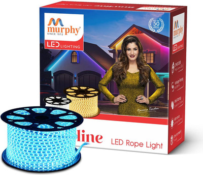 MURPHY 1 LEDs 33.5 m Blue Steady String Rice Lights(Pack of 1)