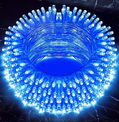 spark world 40 LEDs 11 m Blue Steady Bulb Rice Lights(Pack of 1)