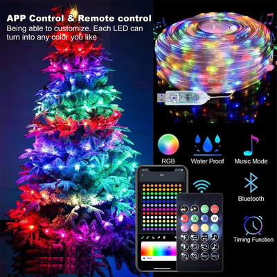 Huayue 1 LEDs 5 m Multicolor Color Changing Strip Rice Lights(Pack of 1)