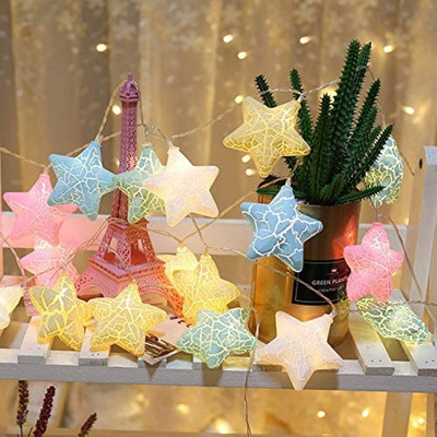 Trendx 14 LEDs 3.9 m Multicolor Steady Star Rice Lights(Pack of 1)