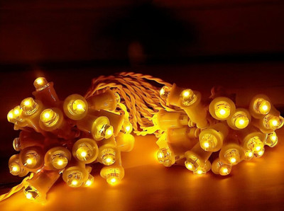 Shiv Shankar Sells 50 LEDs 10 m Yellow Steady Bulb Rice Lights(Pack of 1)