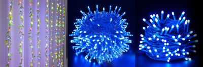 PKG 40 LEDs 11 m Multicolor Steady String Rice Lights(Pack of 3)