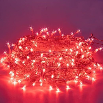 Lifestyle Venture 40 LEDs 40 m Red Steady String Rice Lights(Pack of 1)