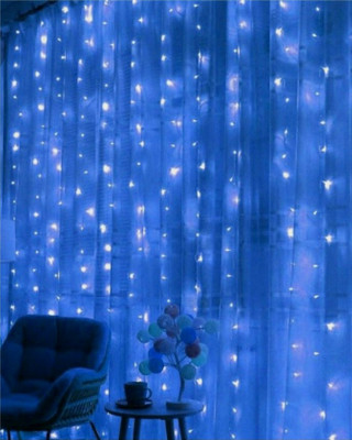 Local Charm 200 LEDs 7 m Blue Steady String Rice Lights(Pack of 10)