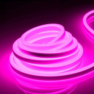 shoptron 120 LEDs 4.98 m Pink Steady Strip Rice Lights(Pack of 1)