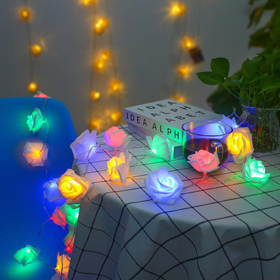 NISCO 20 LEDs 4.2 m Multicolor Steady String Rice Lights(Pack of 1)