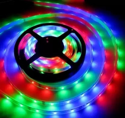 StrawHat 210 LEDs 4 m Multicolor Steady Strip Rice Lights(Pack of 1)