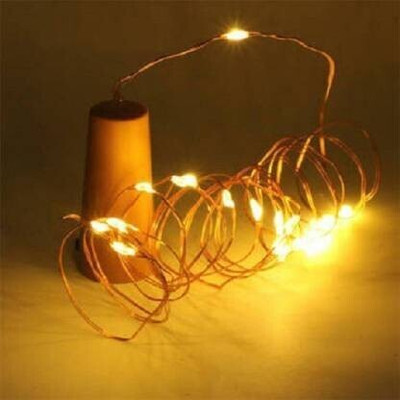 PESCA 20 LEDs 2.03 m Yellow Steady String Rice Lights(Pack of 1)