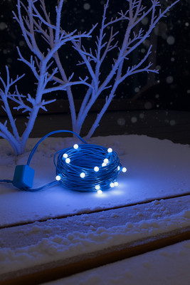 A1 LIGHTS 84 LEDs 15 m Blue Steady String Rice Lights(Pack of 1)