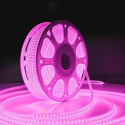 ATULUX 950 LEDs 14 m Pink Steady Strip Rice Lights(Pack of 1)