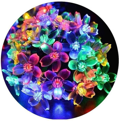 FIZZYTECH 15 LEDs 3 m Multicolor Flickering Flower Rice Lights(Pack of 1)