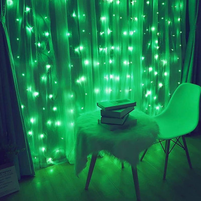 MUMU 42 LEDs 12 m Green Steady Bulb Rice Lights(Pack of 2)