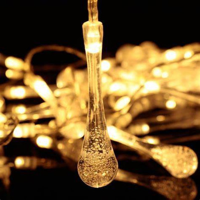 Ravi Associates 14 LEDs 3.5 m Yellow Steady Water Drop Rice Lights(Pack of 1)